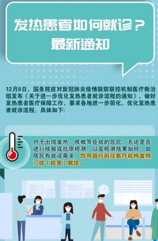 發(fā)熱患者如何就診？最新通知